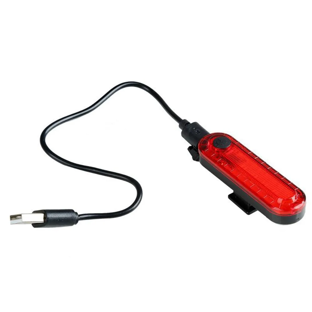 Excellent Rechargeable USB COB Rear Bike Light Taillight Waterproof Safety Warning Lamp Red Flashing Bicycle Mountain Bicycle Accessories 9