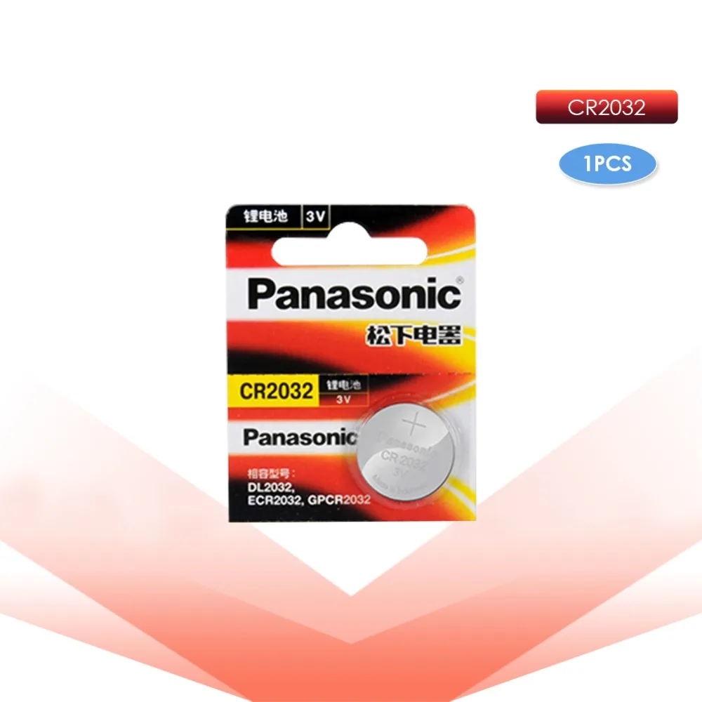 PANASONIC 5 шт. cr2032 DL2032 ECR2032 5004LC KCR2032 BR2032 3 В литиевая батарейка для часов, игрушечных автомобилей