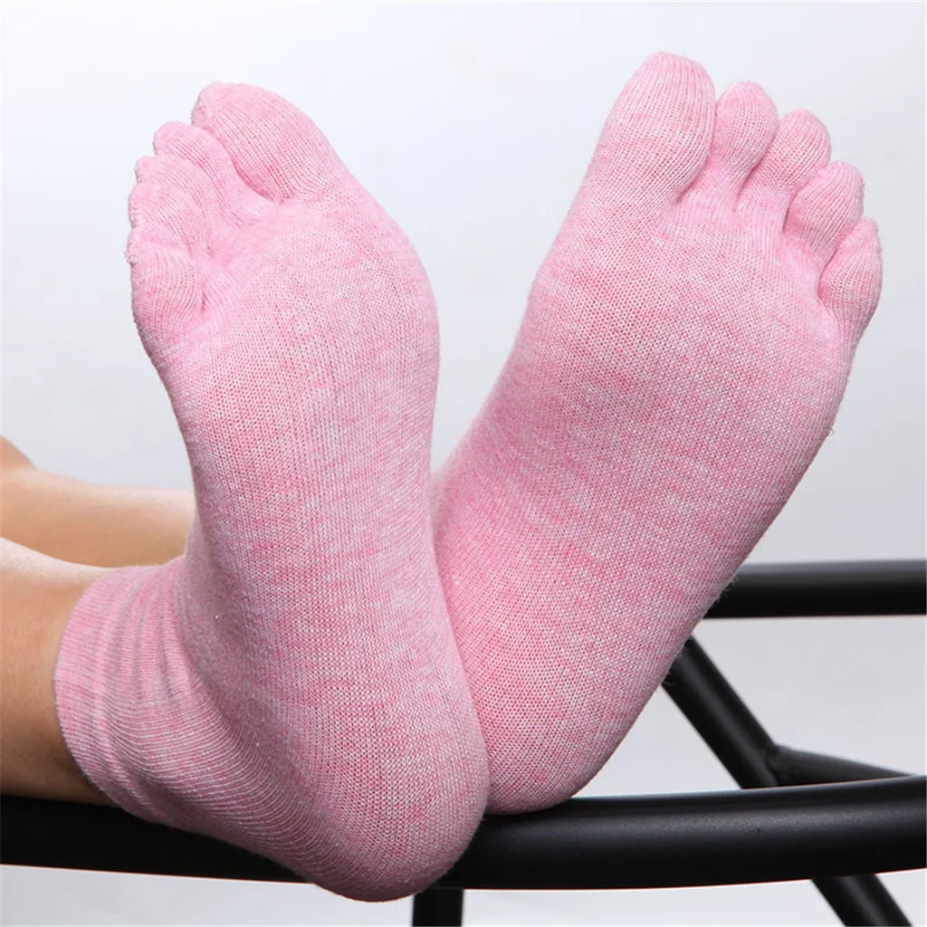 Женские носки с пальцами пять пальцев носки теплые хлопковые милые забавные короткие носки студенты Харадзюку корейский стиль дизайн