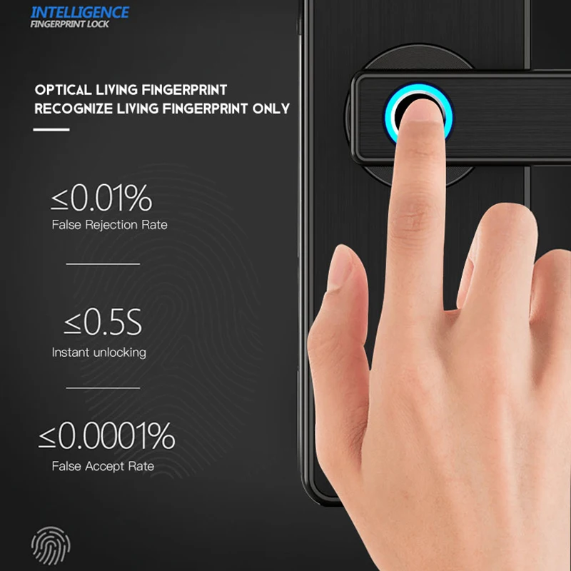 KPIOCCOK Bluetooth умный дверной замок 360*70*30 мм блокировка отпечатков пальцев приложение