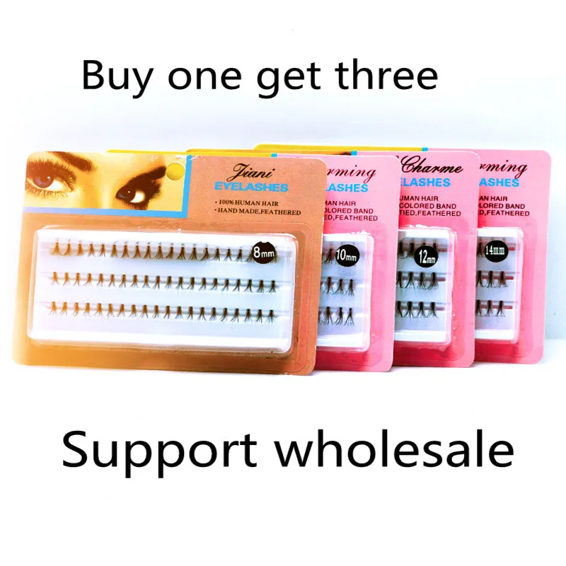 

Fashion 60pcs Professional Makeup Individual Cluster Eye Lashes Grafting Fake False Eyelashes