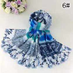 Хлопок чувствовать себя хорошо качество вискоза цветочный кешью с полосой печати Для женщин шарф с бахромой 2016 новое поступление шарф шали