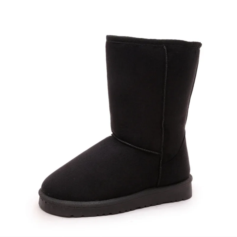 

Winter Shoes Female Wool Snow Boots Female Ladies Boots Fringe Boot Women Warm Women's Shoes Winter Mid heel Cotton Shoes