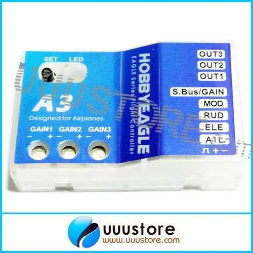 

EAGLE Aeroplane Flight Controller/ Stabilizer A3 (2015 Edition) For Fixed-wing Copters