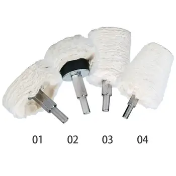 

Cotton Cloth Polishing Mop Buffing Cloth Wheel Grinding Head Abrasive Tools T Style Polish Buffing Wheel Abrasive Tools