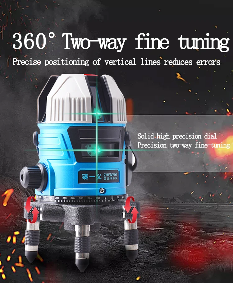 laser LD 2/3/5 Lines 6 Points Blue/Green Laser Level Self-Leveling Horizontal&Vertical 360° Mini Portable Laser Leveling Device laser LD 2/3/5 Lines 6 Points Blue/Green Laser Level Self-Leveling Horizontal&Vertical 360° Mini Portable Laser Leveling Device