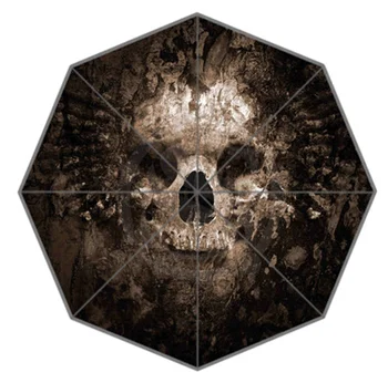 

Colorful Sugar Skull Custom Umbrella Out Door Supply Hot Sale Durable Cat Portable Folding Umbrellas Free Shipping