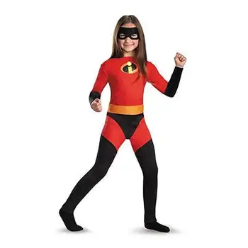 

Girls The Incredibles 2 Costumes Halloween Purim Costume For Kids Role Play Party Cosplay Anime Clothing Set