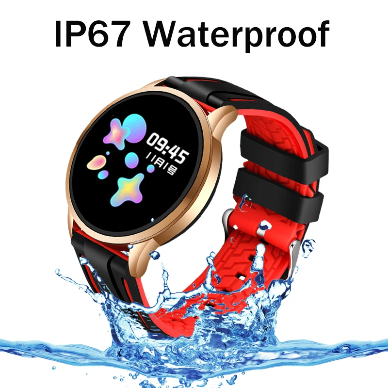 Najtaniej LIGE inteligentna bransoletka kobiety smartwatch sportowy mężczyźni IP67 wodoodporna opaska monitorująca aktywność fizyczną ekran LED pulsometr krokomierz nadgarstek