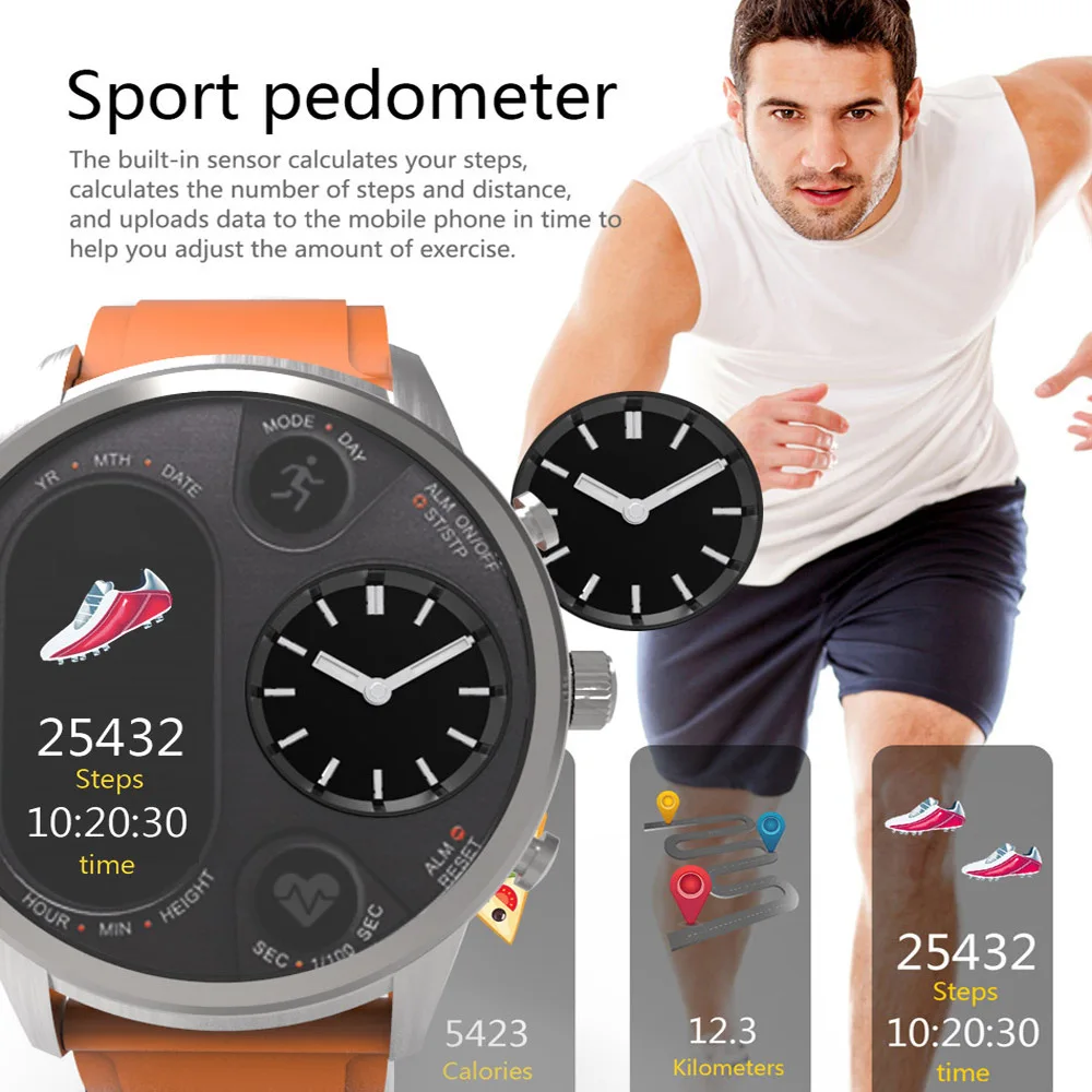 COLMI T3 Sport Hybrid Smart Watch Standby 15 Days Stainless Steel Fitness Activity Tracker IP68 Waterproof BRIM Smartwatch Men