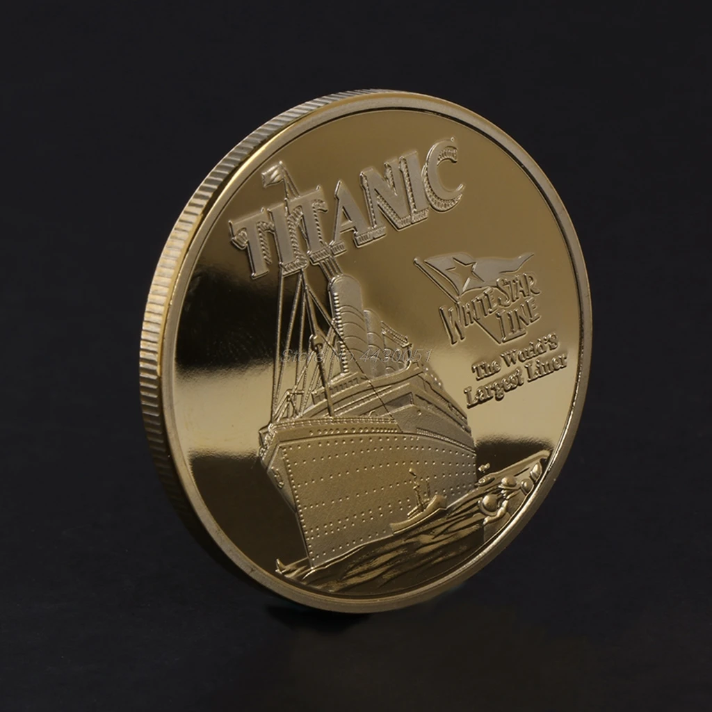 

Pretty Commemorative Coin Titanic Ship Incident Collection Arts Gifts Alloy