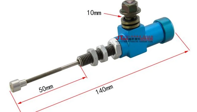 Мотоцикл гидравлический клатч рабочий цилиндр преобразования тяга для KTM CBR CB CG YBR GS EN GN125 250cc 300cc 400cc 650cc 1000cc - Цвет: blue