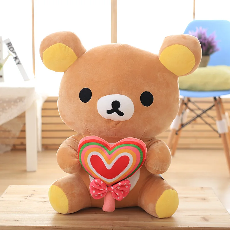 20 см/30 см San x Rilakkuma милый медвежонок мягкие игрушки милая мягкая подушка плюшевая