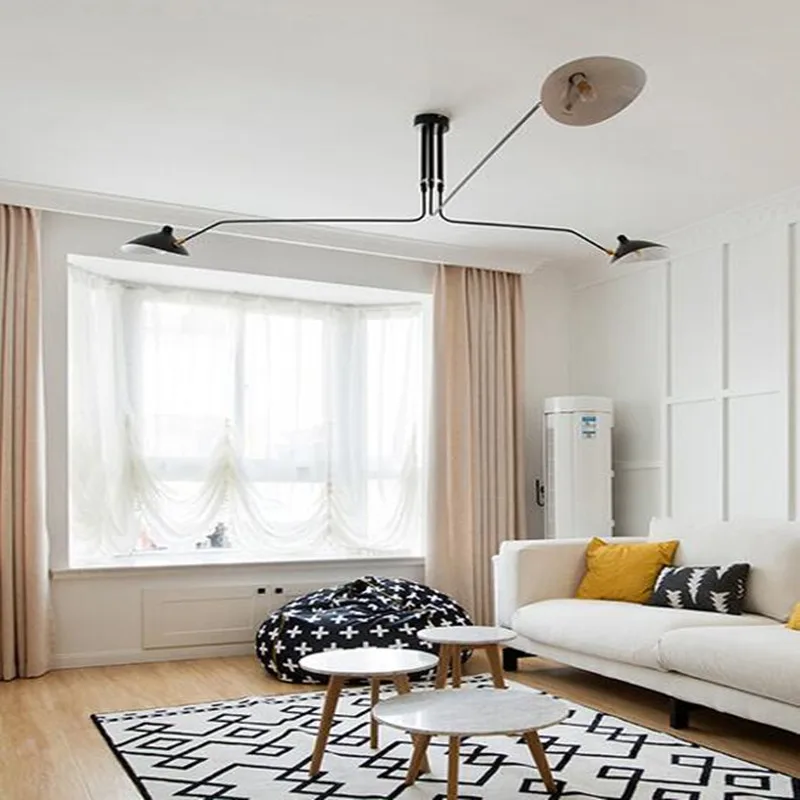 

Northern Designer Loft Dining Room Ceiling Light Creative Rotatable Head Kitchen Living Room Light Led Studio Lights