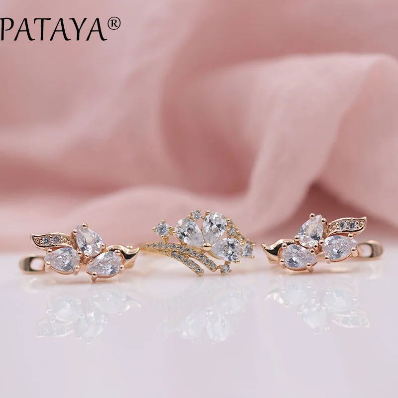 Новинка эксклюзивные ювелирные изделия PATAYA из 585 розового золота и белого