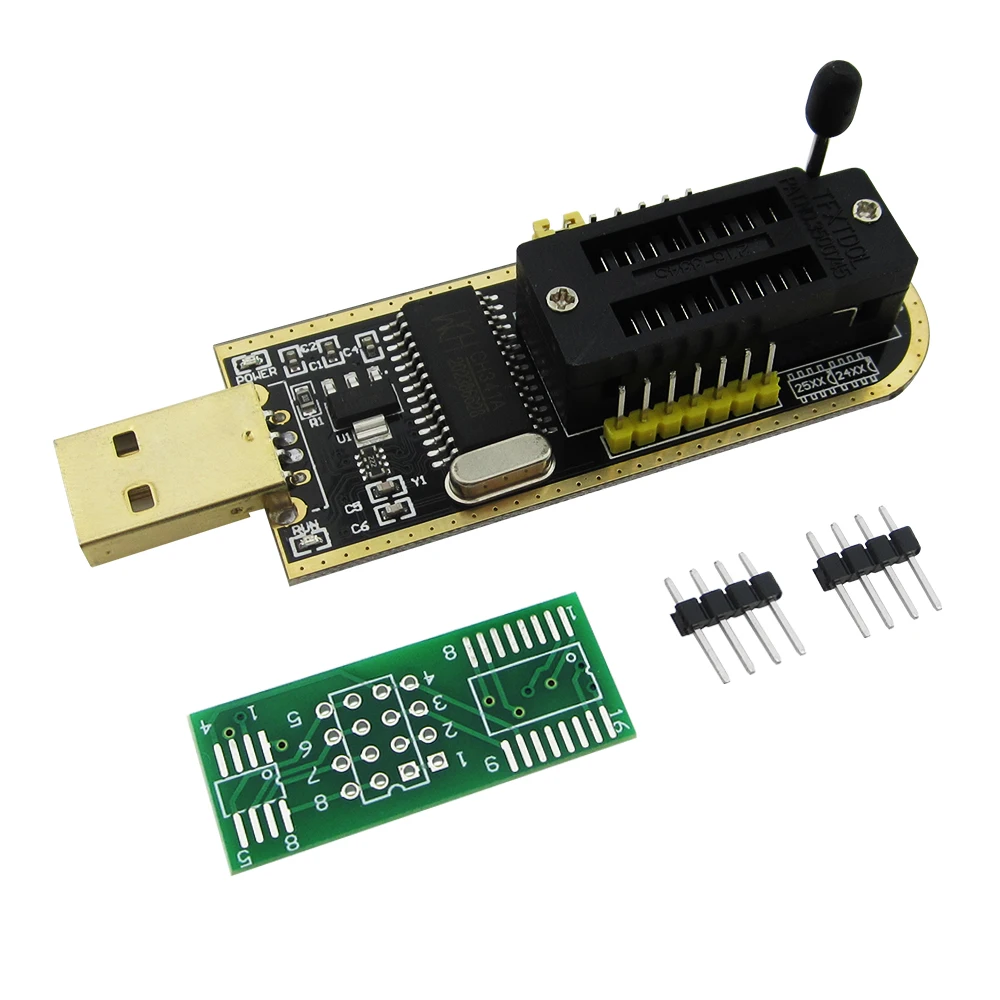 

HAILANGNIAO 5pcs/lot CH341A 24 25 Series EEPROM Flash BIOS USB Programmer with Software & Driver