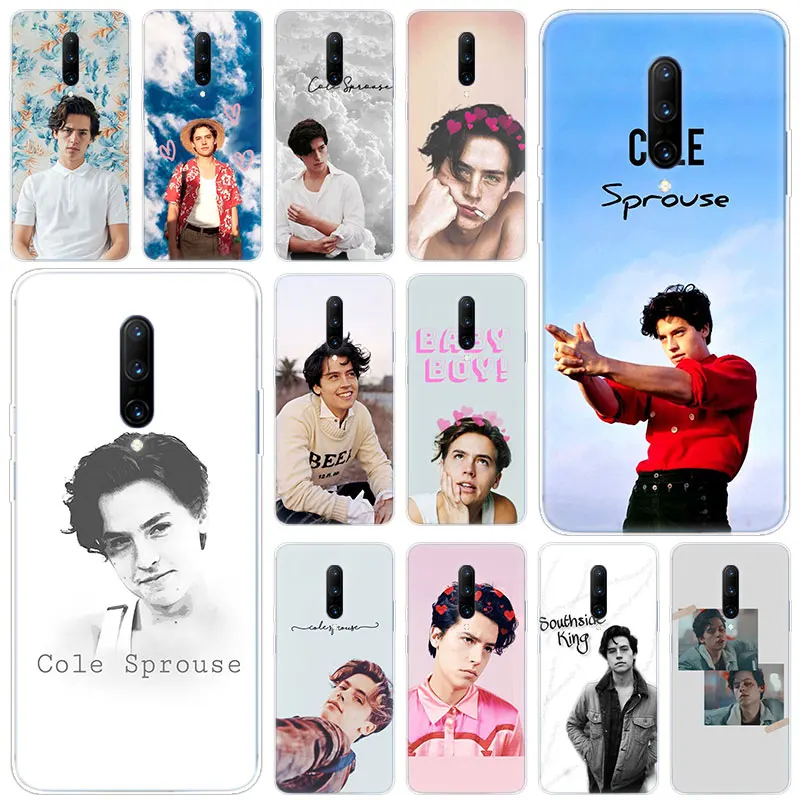 Hot Cole Sprouse Riverdale Soft Silicone Fashion Transparent Case For font b OnePlus b font font