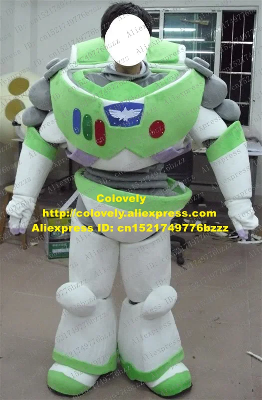 Холодный зеленый белый светильник Базз год маскарадный костюм талисман Базз светильник год История игрушек с сильным зеленым сундуком № 1270