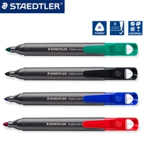 4 шт./лот STAEDTLER 3552 масляная маркер ручка постер ручка не выцветает масляная маркировочная ручка для канцелярских принадлежностей офисные рабочие письма