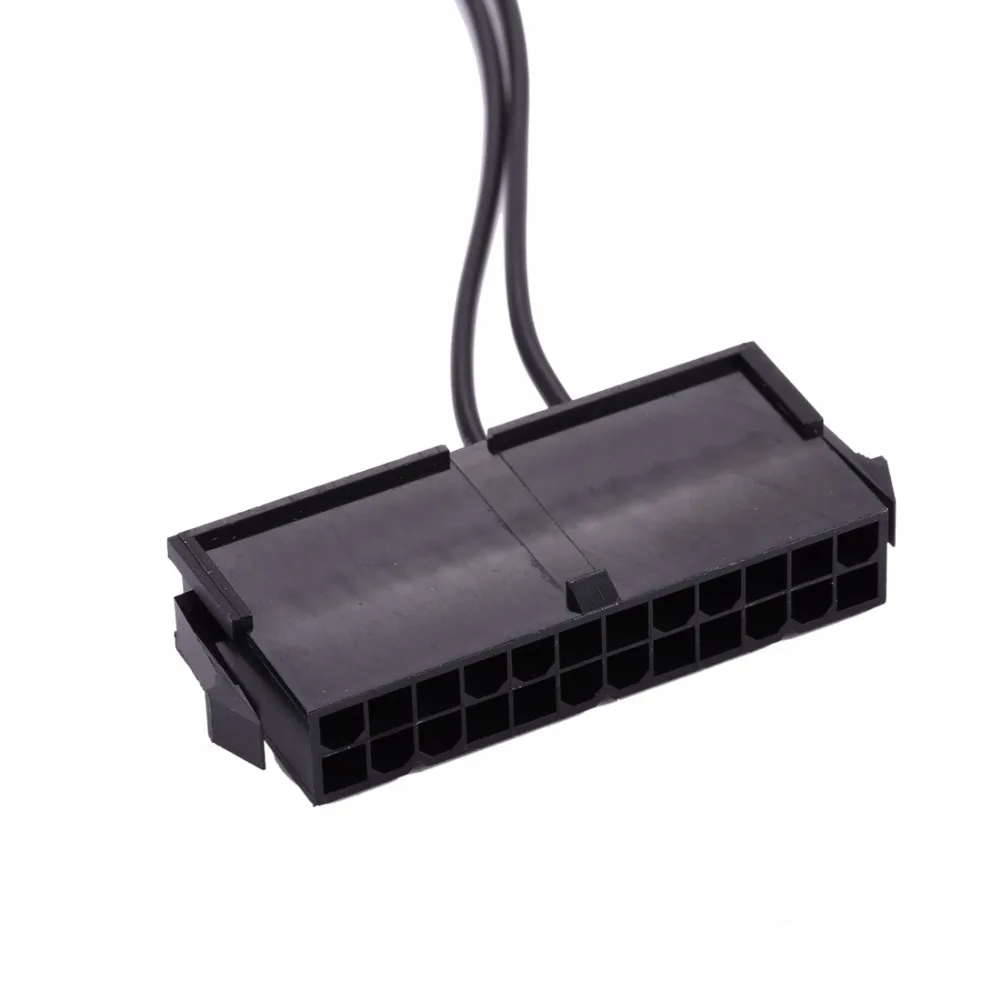 30cm ATX Mining 24 Pin Dual PSU Power Supply Extension Cable