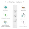 Enchufe inteligente, Regleta de alimentación, Protector de sobretensiones WiFi, temporizador inalámbrico, funciona con Google Home, Alexa ► Foto 2/6