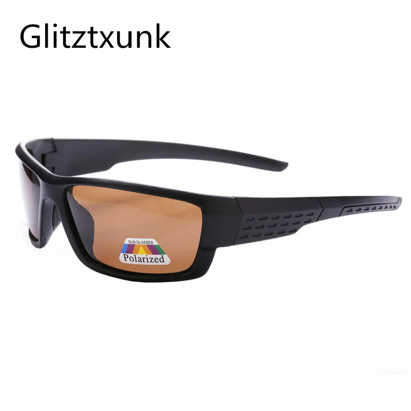 Мужские поляризационные очки Glitztxunk брендовые дизайнерские солнцезащитные UV400 с