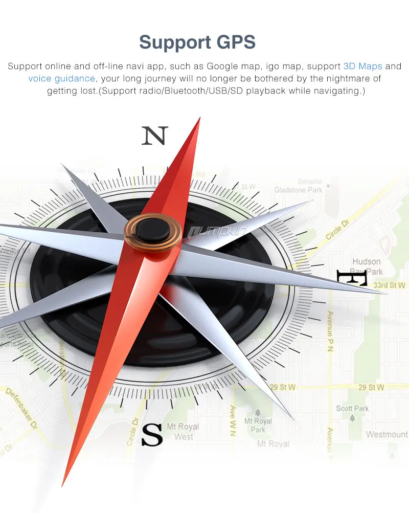 Best Pumpkin 2 Din 10.1