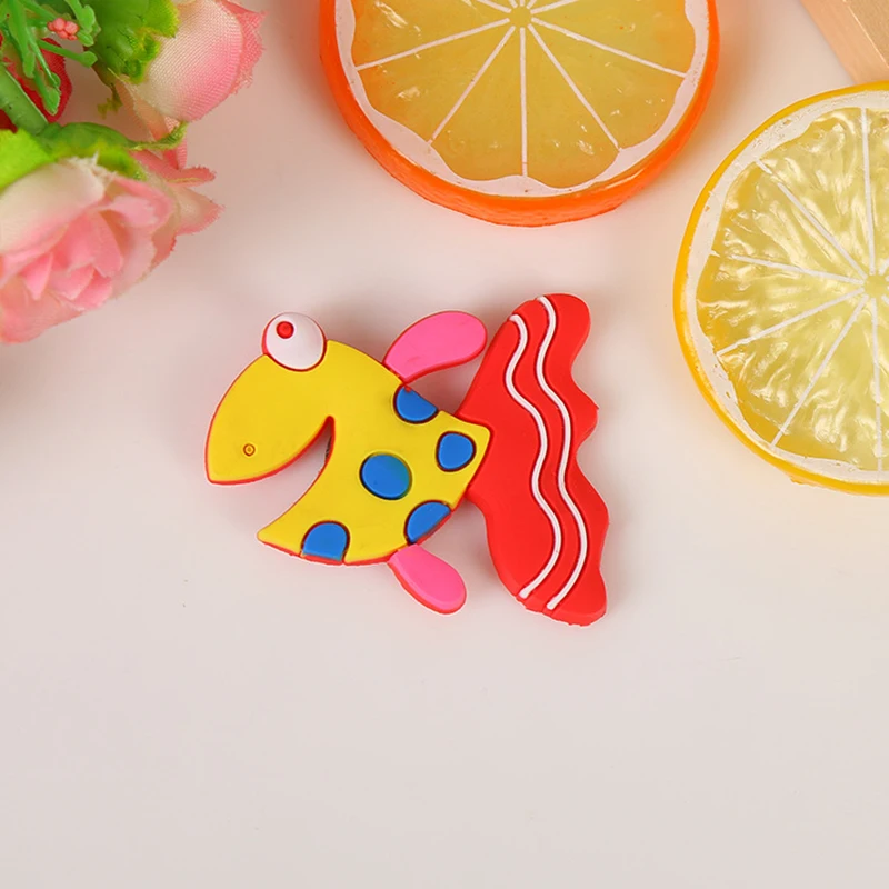 1pcs Cute cartoon Fridge Magnet Home Improvement Refrigerator Kids Toy Souvenir Early Learning Wall Sticker For Home Decoration10