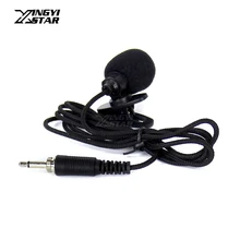 Professional Microfone Lapela Tie Clip Lavalier Microphone 3 5mm Screw Plug Lapel Mic Mike For DSLR