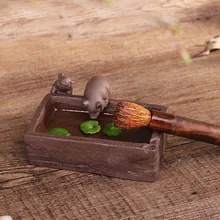 CJ280 креативный DIY Фиолетовый песок чай поросенок предметы мебели украшение дома кунг-фу чай аксессуары