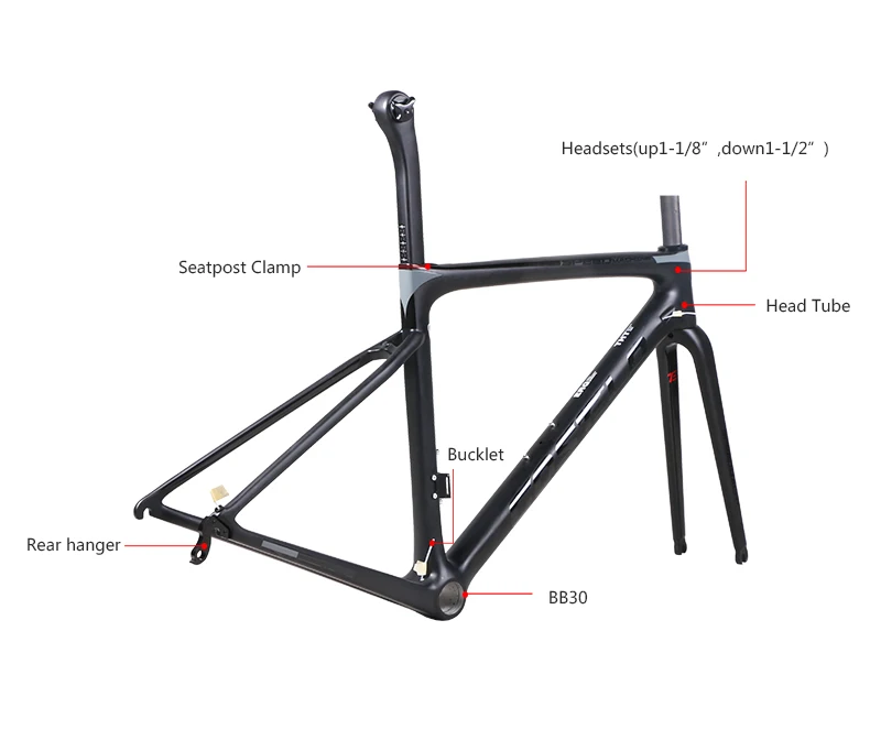 Excellent 2019 Costelo Speedmachine 3.0 ultra light 790g disc carbon fiber road bike cycling frame bicycle bicicleta frame  cheap frame 10