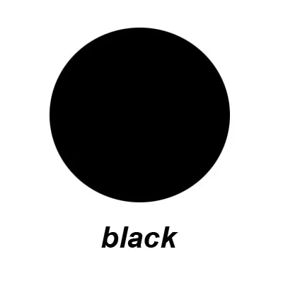 6 мм 8 мм 10 мм 13 мм 19 мм 25 мм круглый цвет кодовый клейкая этикетка точечная наклейка - Цвет: Черный