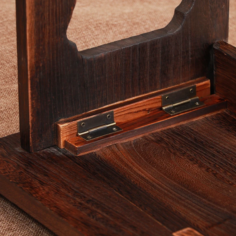 Japanese Antique Tea Table Folding Legs Rectangle 60cm Paulownia Wood Traditional CHABUDAI Asian Furniture Living Room Low Table Japanese Antique Tea Table Folding Legs Rectangle 60cm Paulownia Wood Traditional CHABUDAI Asian Furniture Living Room Low Table