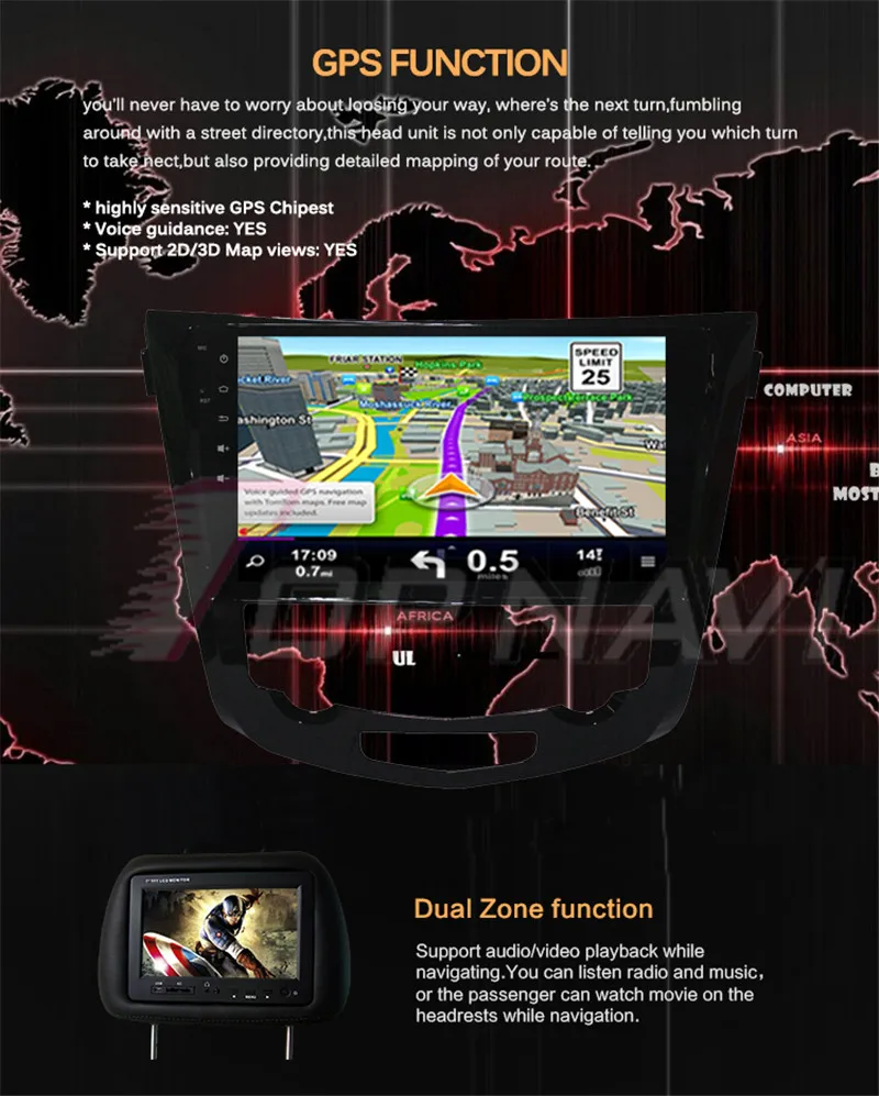 multimedia For Nissan X-Trail 2014