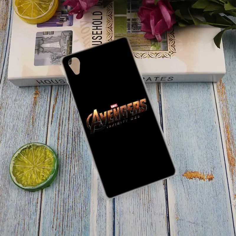 Прозрачный чехол с Мстителями Marvel для sony Xperia Z3 Z5 Premium M4 Aqua M5 X XA XA1 C4 C5 E4 E5 XZ XZ2 Compact Plus