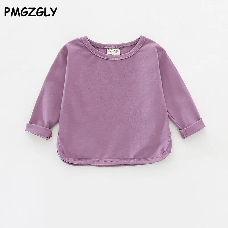

2017 New Fashion cute Baby Girl Clothes Long Sleeve Cute kids love T-Shirts Basic Cotton clothing girl T-Shirts Top Clothing
