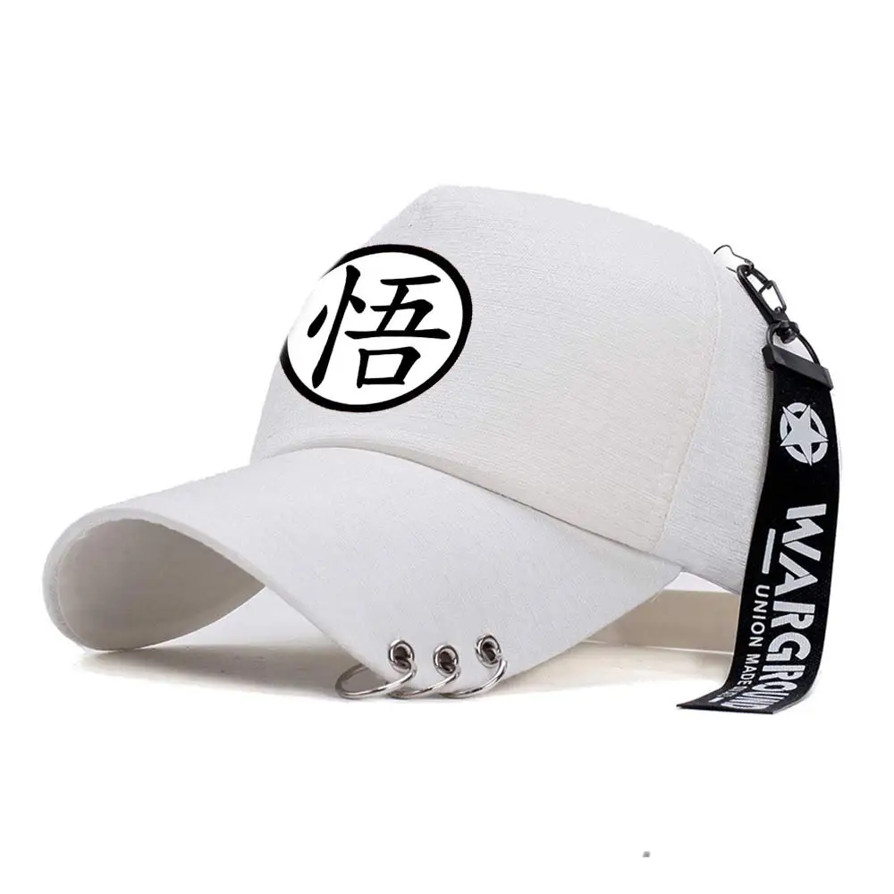 Dragon Ball Z son goku бейсболка OHCOMICS креативное кольцо для пирсинга панк открытый Gorras Bone