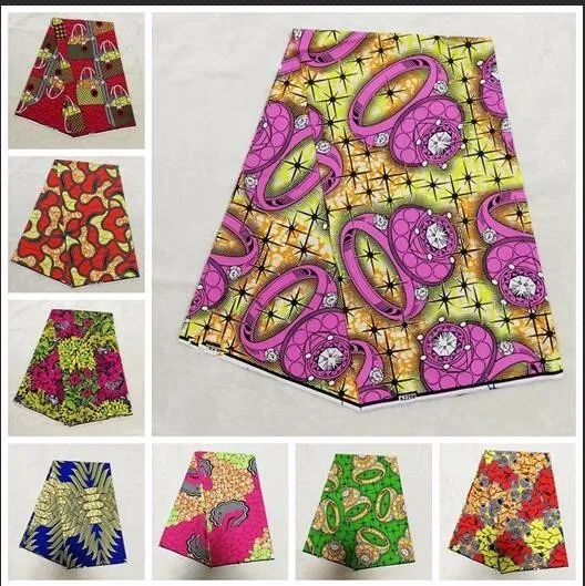 

Wholesale 100% Cotton Ankara Veritable Dutch Real Super Hollandais Wax 6 Yards African Hollandaise Wax For Sewing Dress Soft