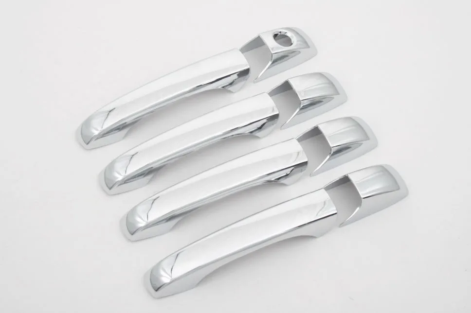 Chrome Maniglia Di Portello Della Copertura Per Chrysler 300C 05-10 Dodge Magnum 05-08 Dodge Caliber Avenger 07- 09 Jeep Patriot 07-10 Trasporto Liber