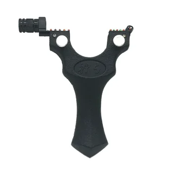

Hot sale polycarbon slingshot with LED light precision hunting shot with rubber band outdoor shooting 2019