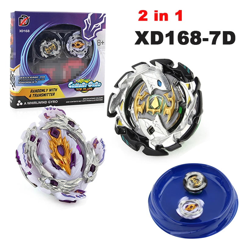 

B106 B110 Beyblade Burst with Launcher and Battle Plane in Box 2 Set Beybleyd Fusion Competitive Gyro Battle Toys for Children