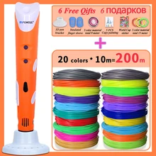 

Original myriwell 3D printing pen with 1.75mmABS/PLA filament birthday / Christmas gift children's drawing graffiti diy 3D pen
