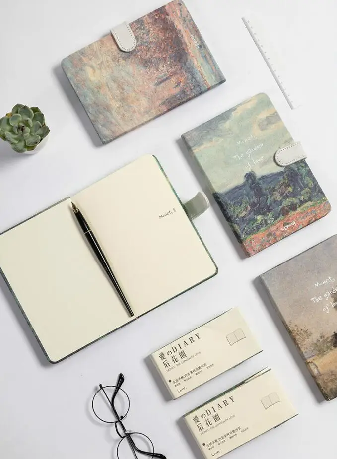Cheng Jia бренд креативный Monet утолщенная ручная книга этот календарный план эта