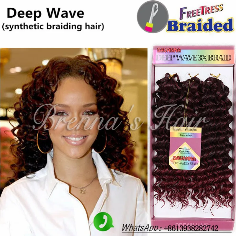 10inch Deep Wave Synthetic Braided Style 10inch Freetress Water Wave | popular synthetic braids styles buy cheap synthetic braids 10inch Deep Wave Synthetic Braided Style 10inch Freetress Water Wave | popular synthetic braids styles buy cheap synthetic braids