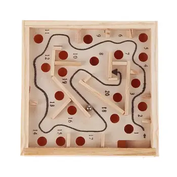 

Baby Creative Wooden Math Block Toy Children Kids Balance & Hands Grasp Maze Beads Board Intellectual Development Toy