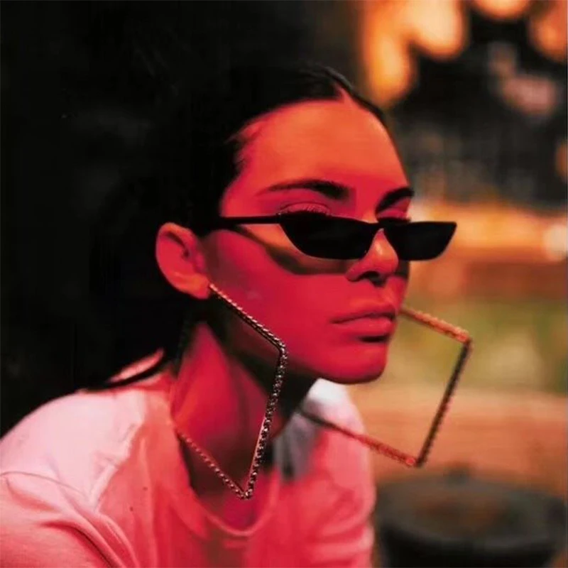 

IWAYS retro rectangular sunglasses 2019 new narrow square sun glasses women men lovely sexy design fashion small frame uv400