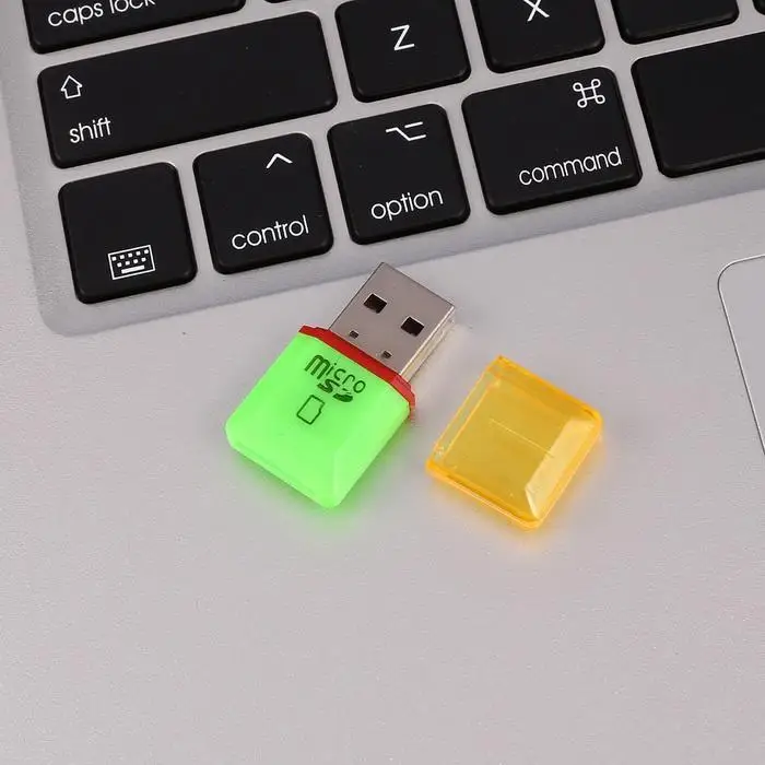 Портативный мини USB 2,0 High Speed Micro SD TF памяти светло-зеленый, синий Card Reader