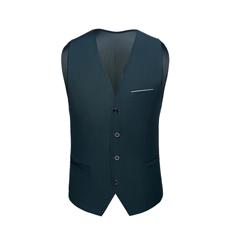 Shenrun Male Solid Color Vests Fashion Causal Business Slim Fit Work Waistcoat Office Formal Suit Vest For Young Classic Gilet - Цвет: Фиолетовый