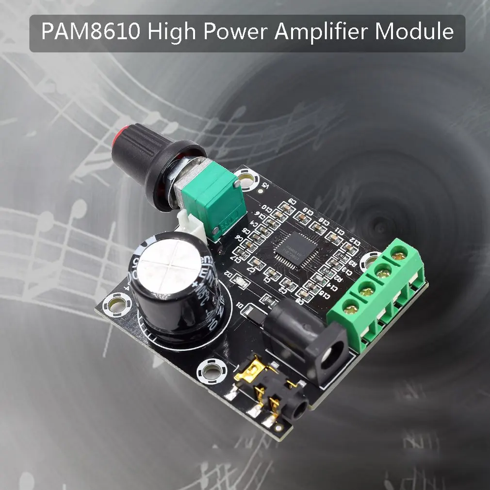 Pam8610 двухканальный 12 В Hd усилитель мощности плата чистый цифровой усилитель мощности 15 Вт* 2 модуль усилителя высокой мощности