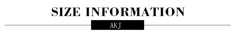 AKJ-尺码信息